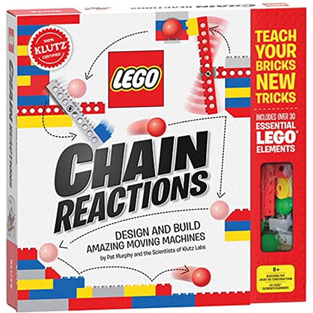 COPY - Lego Chain Reactions Book with Lego Pieces - Klutz Certified - New & Uno… - Picture 1 of 2